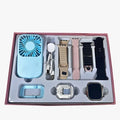 Set reloj digital + airpods y ventilador
