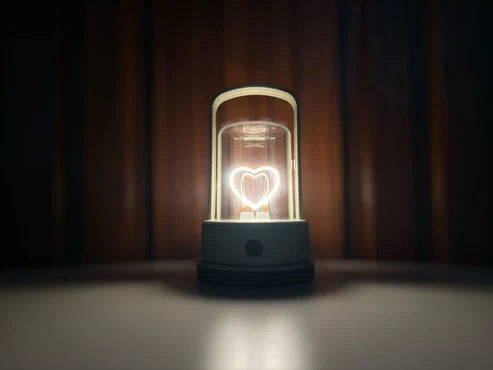 Farol a pila Corazón