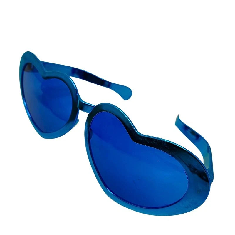 Lentes Gigantes Corazón Metalizados