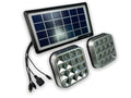 panel solar con dos focos