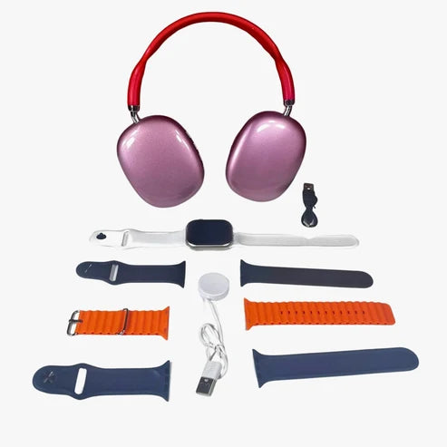 Set auricular + Reloj digital