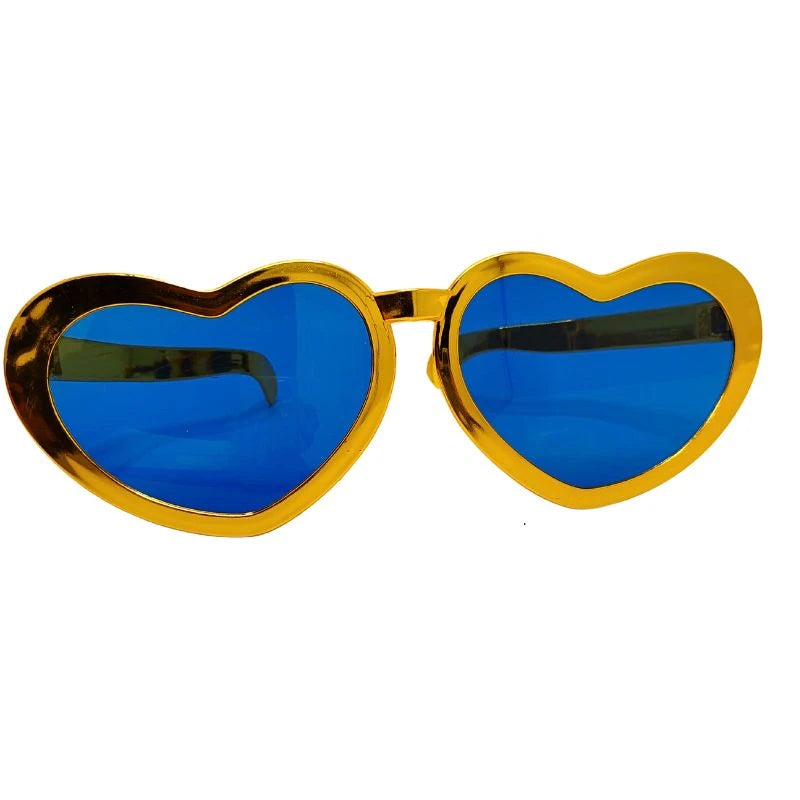 Lentes Gigantes Corazón Metalizados