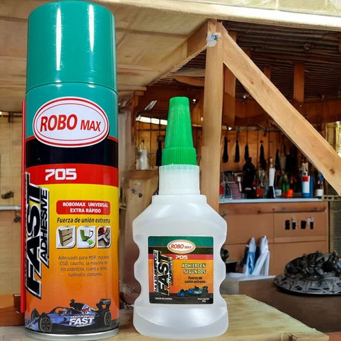 Pegamento + Spray Activador Instantáneo