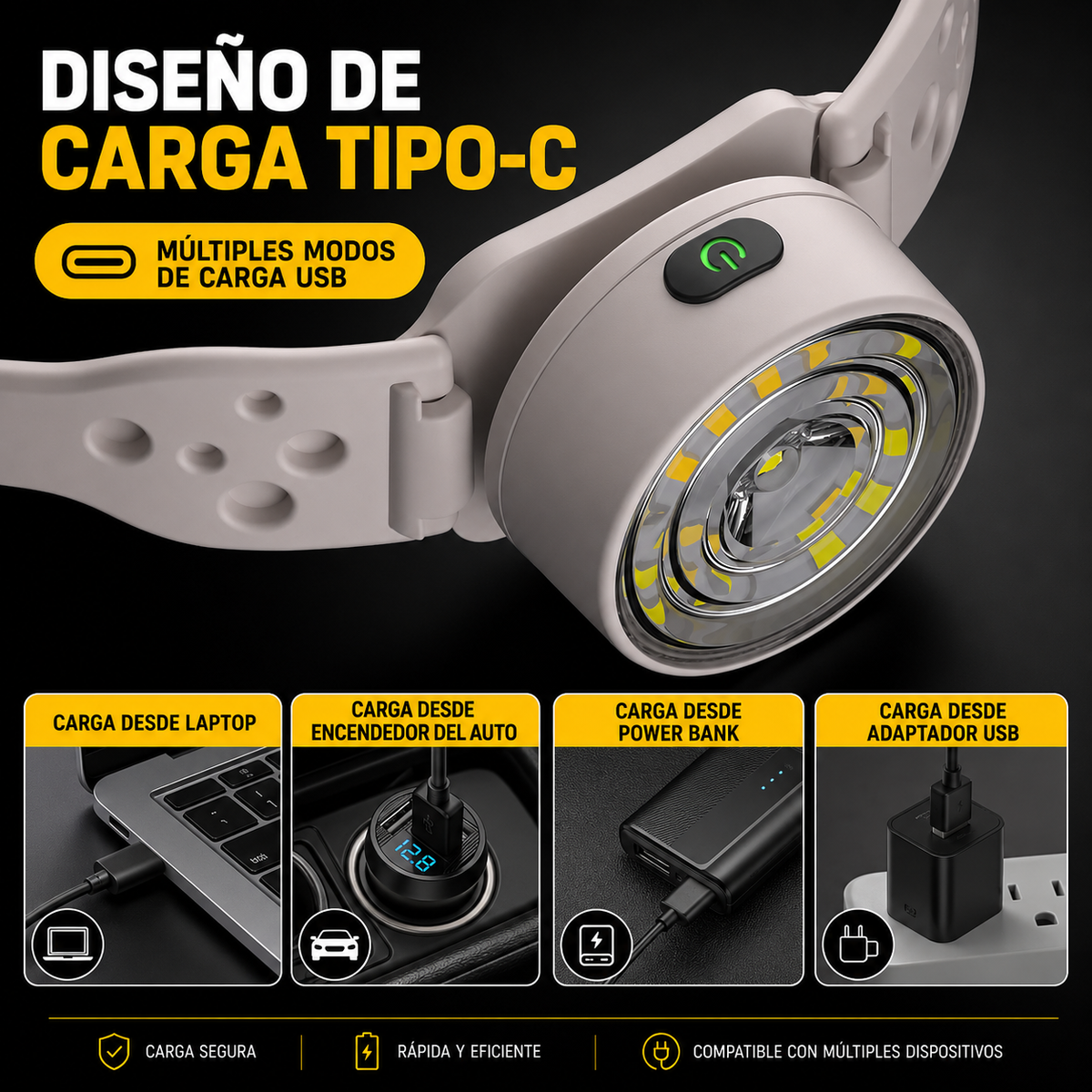 Linterna minero de cintura