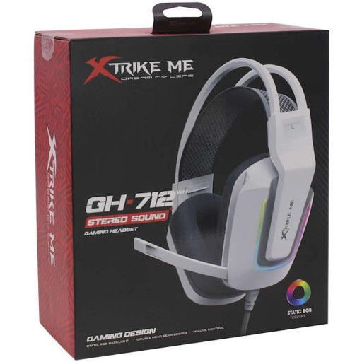 Auriculares gamer GH-712 RGB con micrófono y conexión 3,5 mm