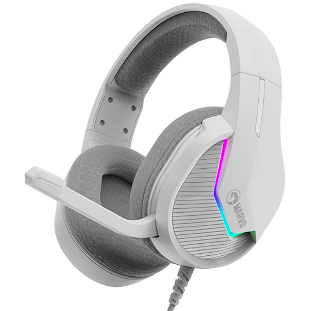 Auriculares gamer H8618 USB para PC con micrófono y RGB
