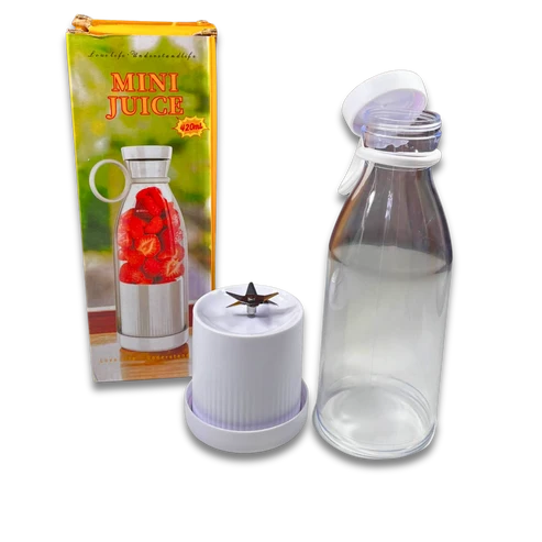Botella Licuadora Recargable Portátil – Smoothies en Segundos