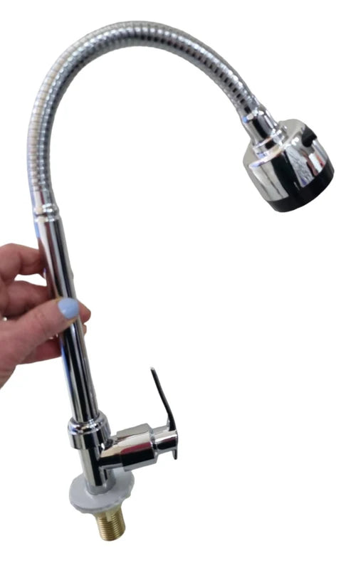 Canilla lavatorio flexible superior