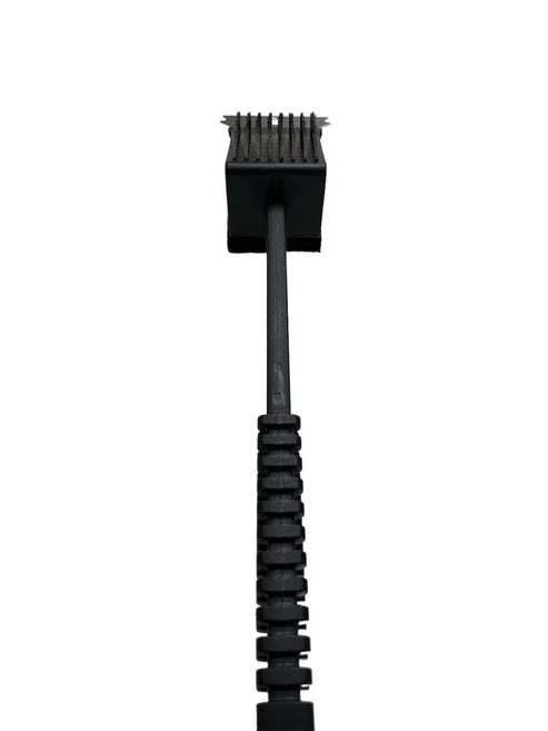 Cepillo De Acero Para Limpiar Parrillas Con Espátula