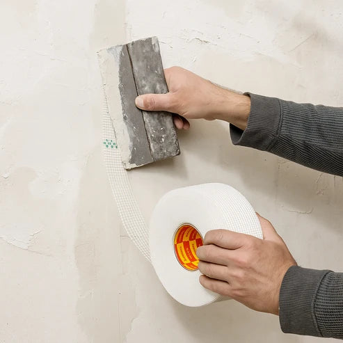 Cinta de Reparación para Yeso — 50mm x 45mts y 50mm x 90mts
