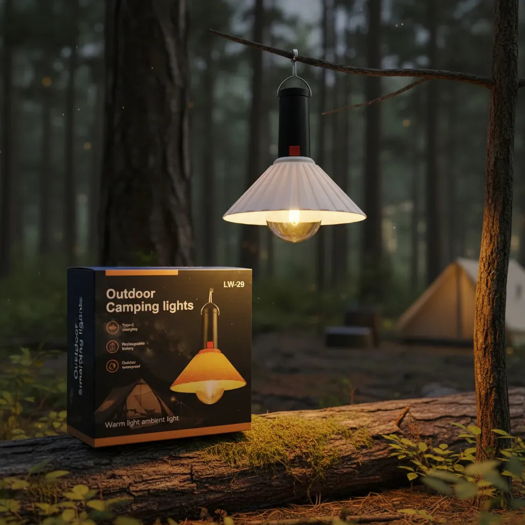 Luz colgante parilla/camping