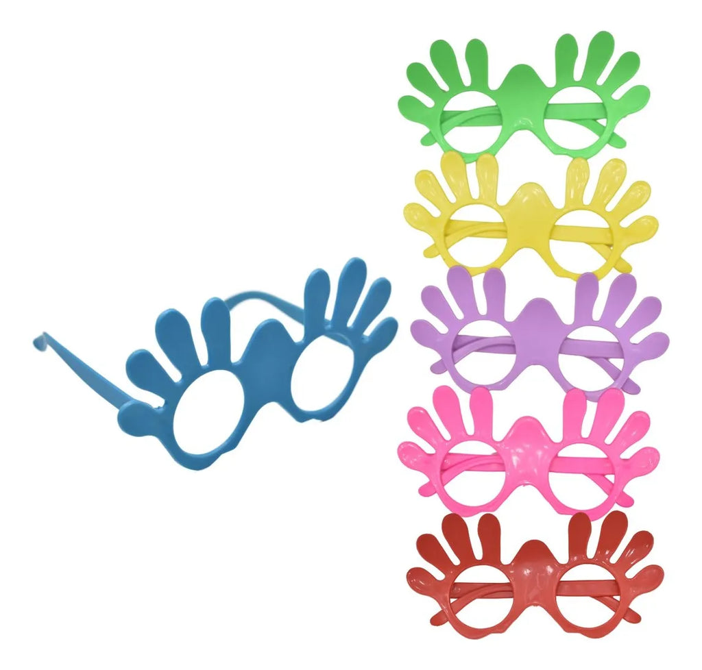 Lentes De Colores Con Formas X12 Unidades 15cm