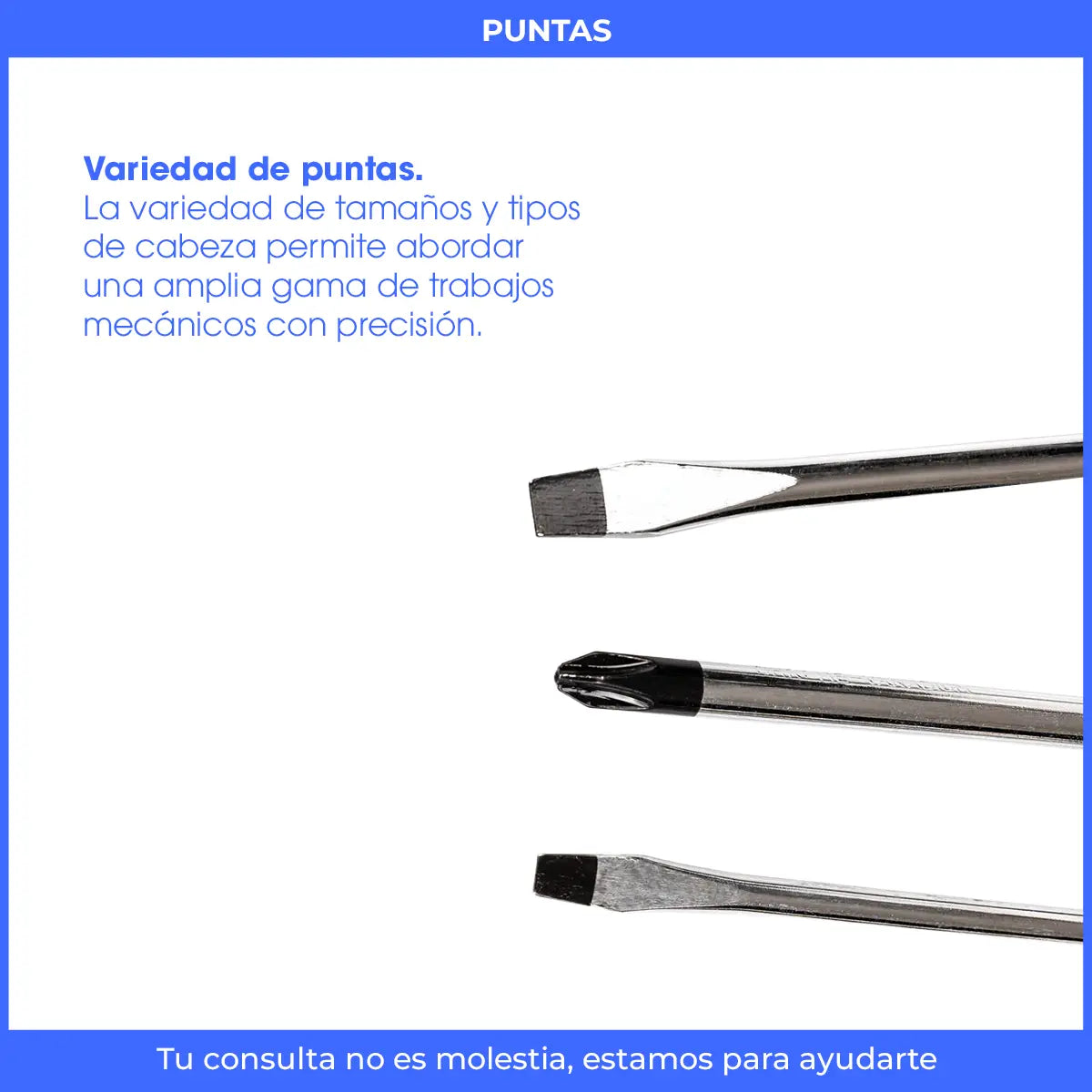 Juego Destornillador de Golpe x6 Piezas