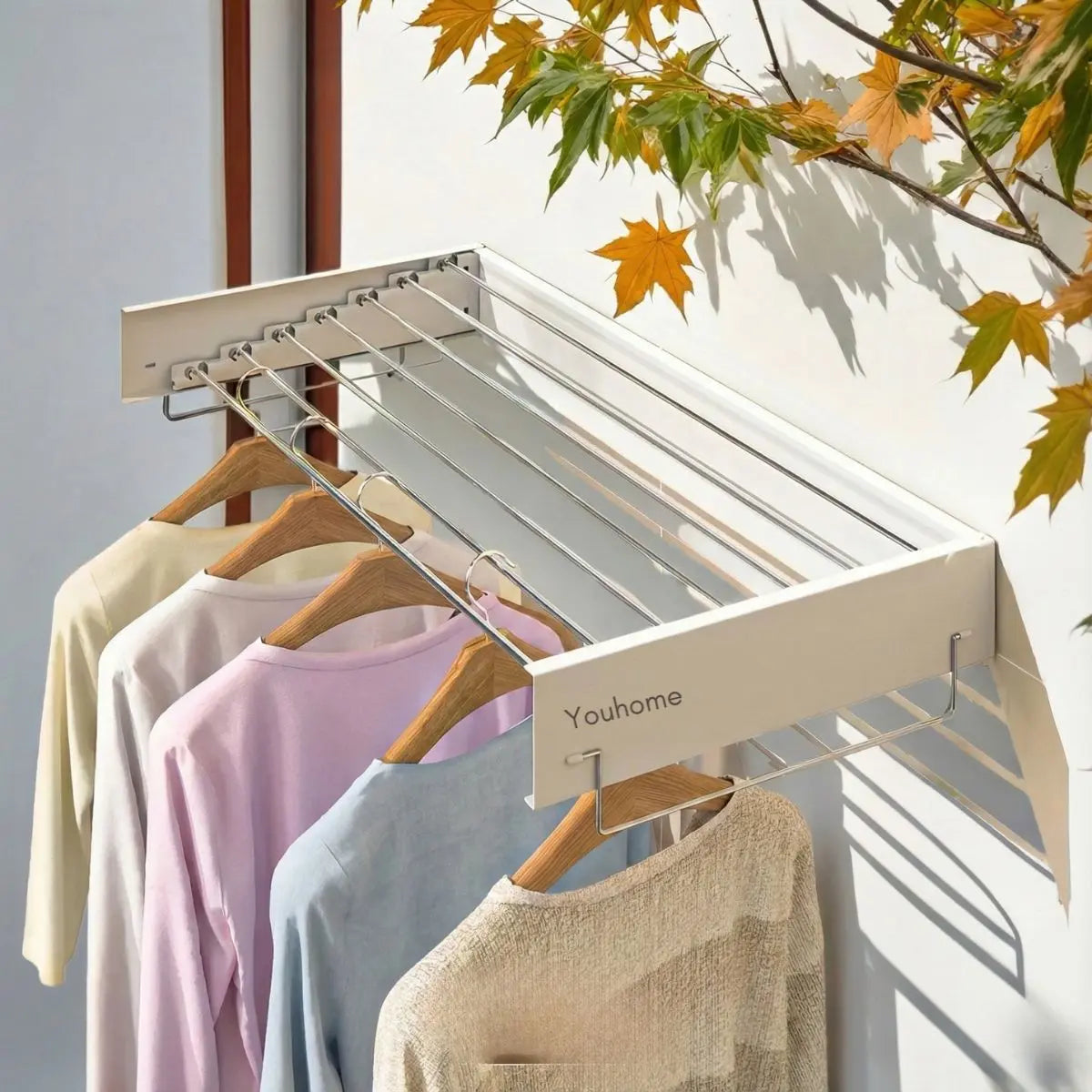 Tendedero plegable de pared