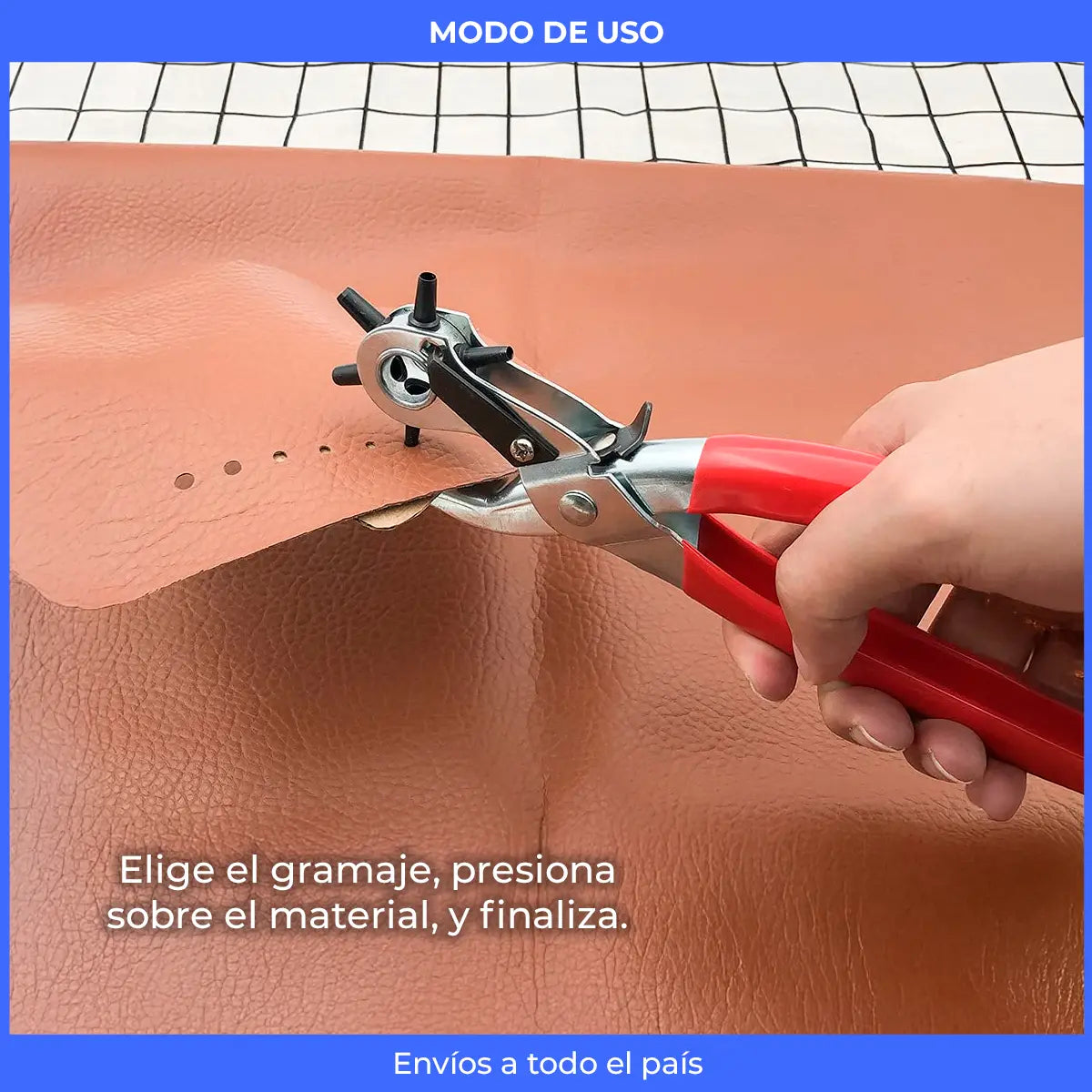 Pinza Sacabocado de Precisión