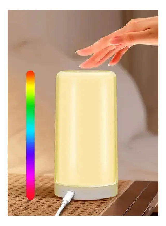 Lampara táctil multicolor