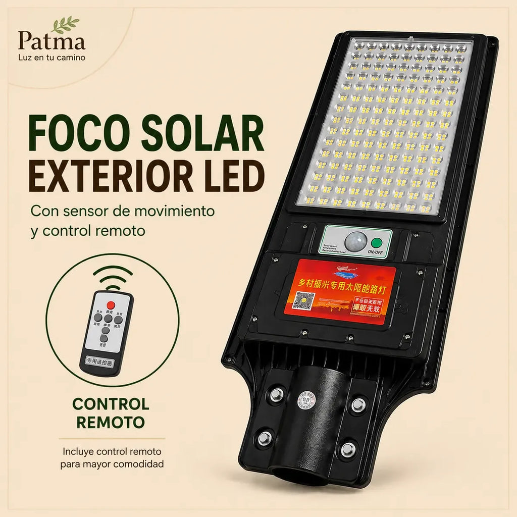 Panel solar exterior 60cm