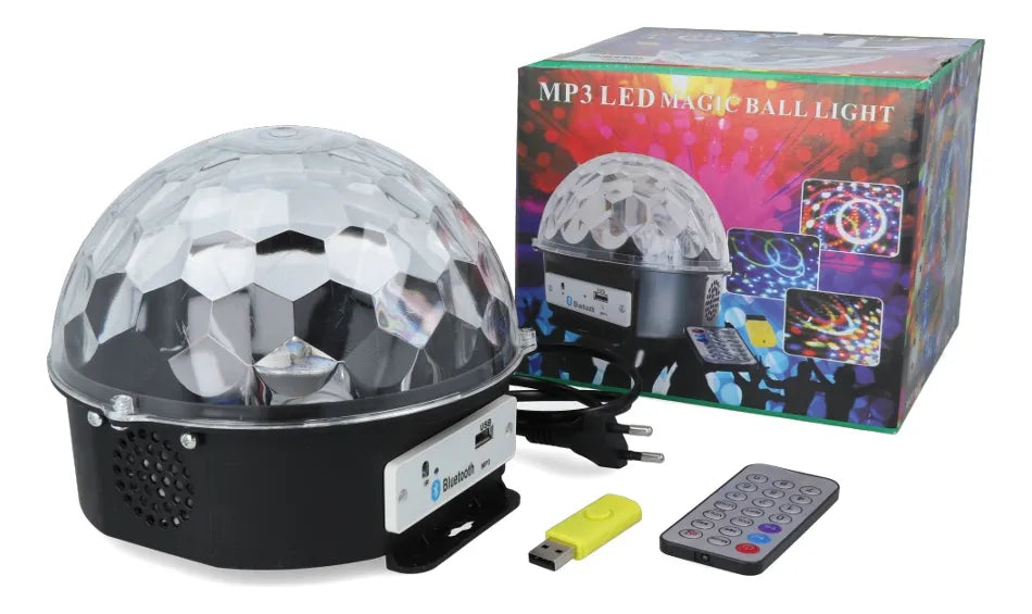 Lámpara Parlante Bluetooth Con Control Y Luz Led 220v