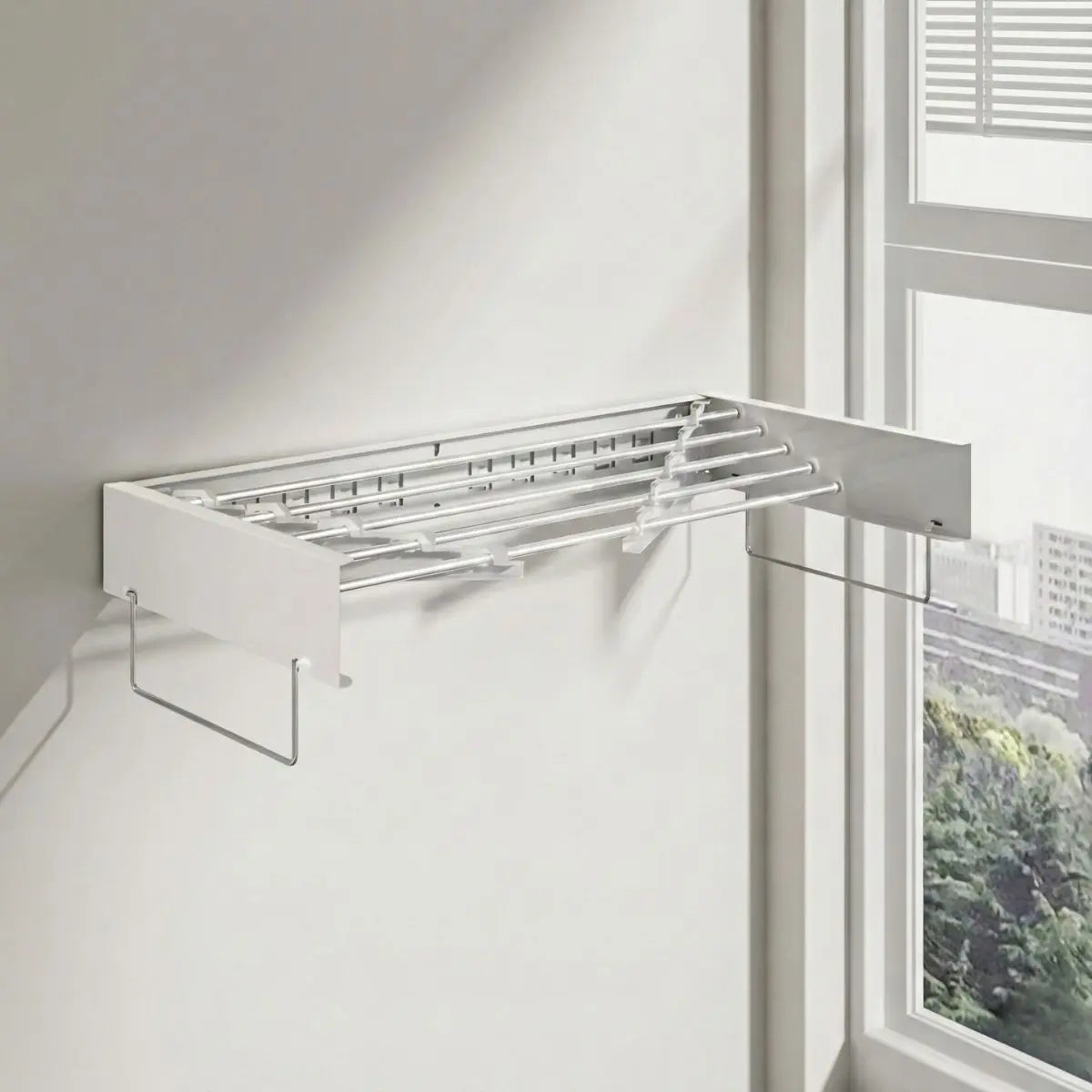 Tendedero plegable de pared