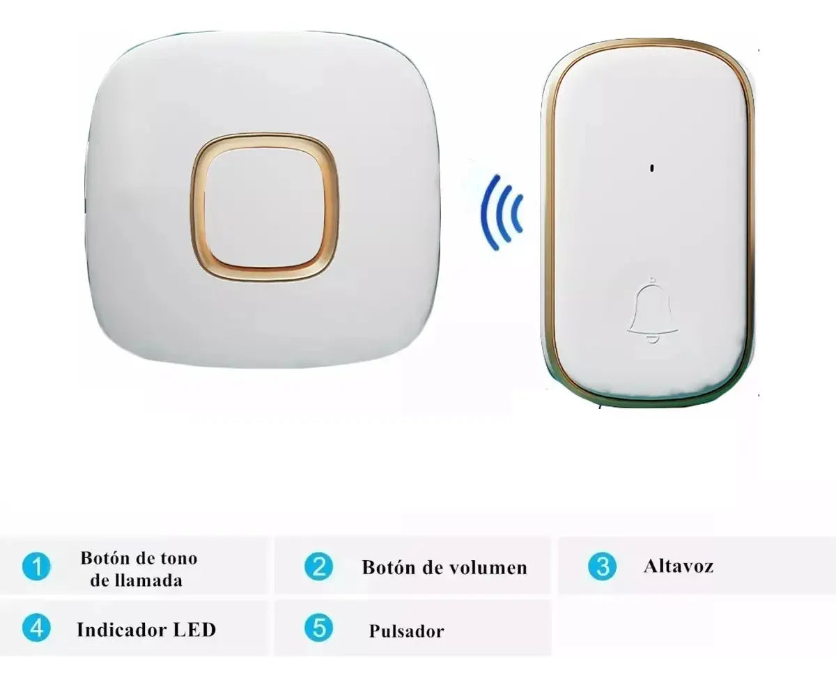 Mini Timbre Tecnologia Inalámbrico Enchufe Inteligente