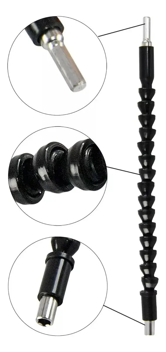 Extensión Flexible de Atornillador / Taladro 6mm