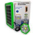 Equipo solar con lampara