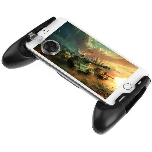 Gamepad para celular con stick de movimiento y agarres