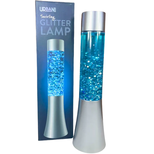 Lampara de glitter a pila
