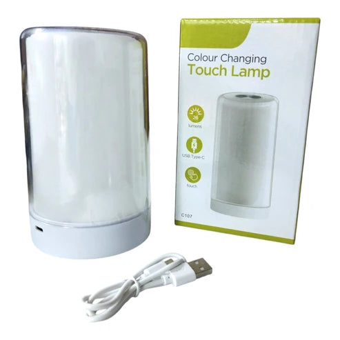 Lampara táctil multicolor
