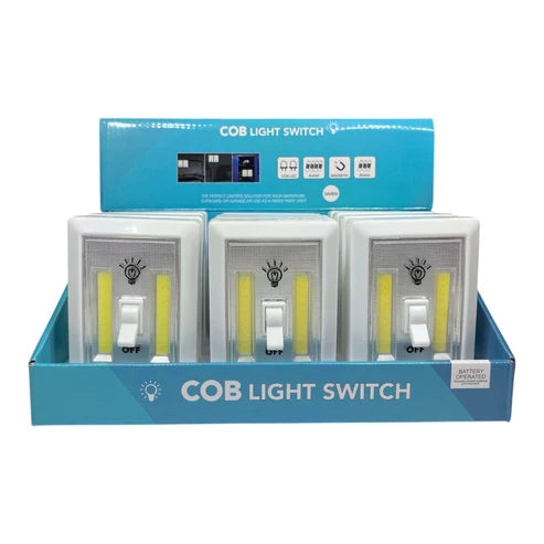 Llave de luz doble a pila