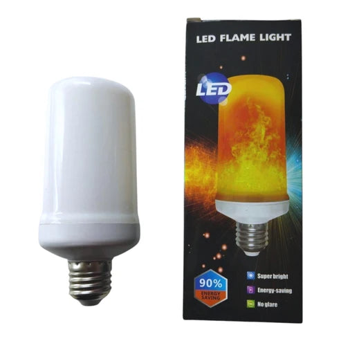 Luz efecto fuego