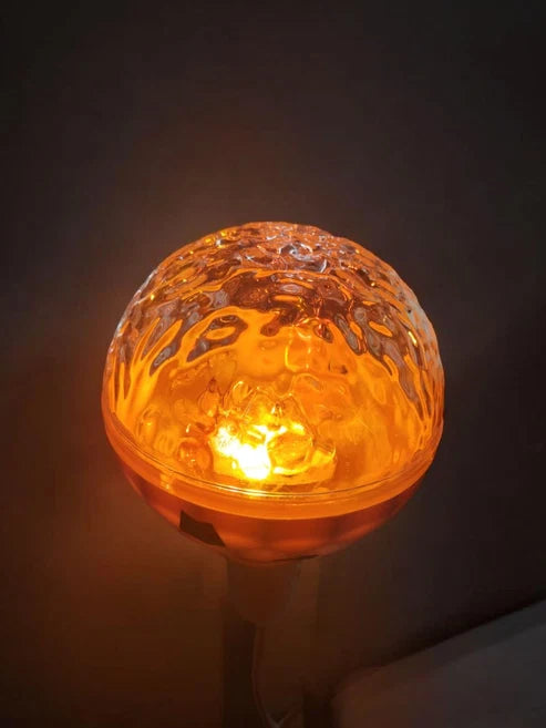 Luz rotatoria pelota de futbol