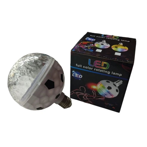Luz rotatoria pelota de futbol