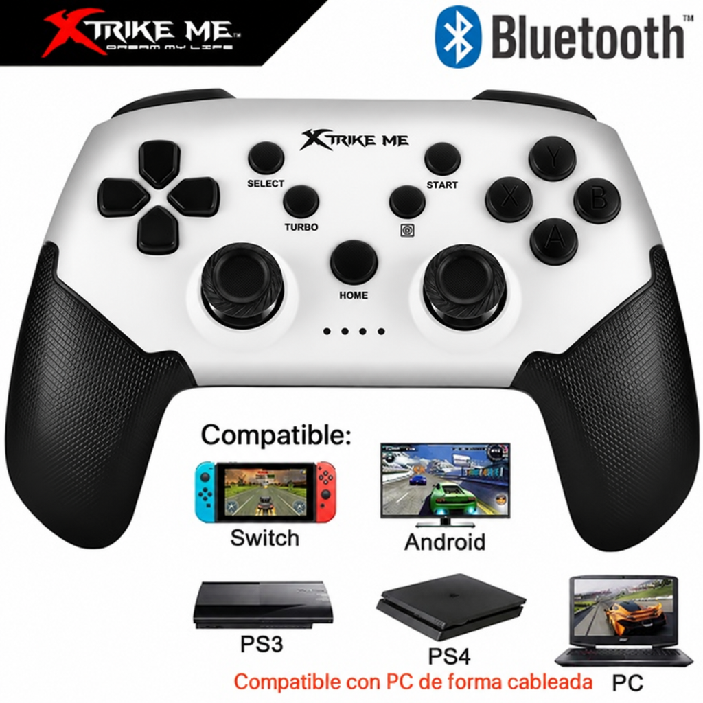 Joystick inalámbrico GP-43 para PS4, PS3, Switch, Android e iOS
