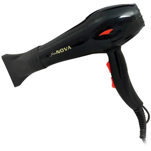 Secador de pelo Nova negro con boquilla concentradora