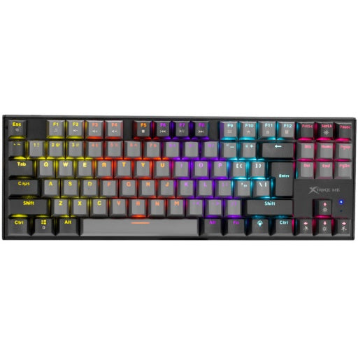 Teclado mecánico gamer Xtrike Me GK-989B RGB USB
