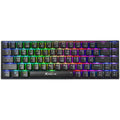 Teclado mecánico inalámbrico XTRIKE ME GK-995W, 68 teclas RGB