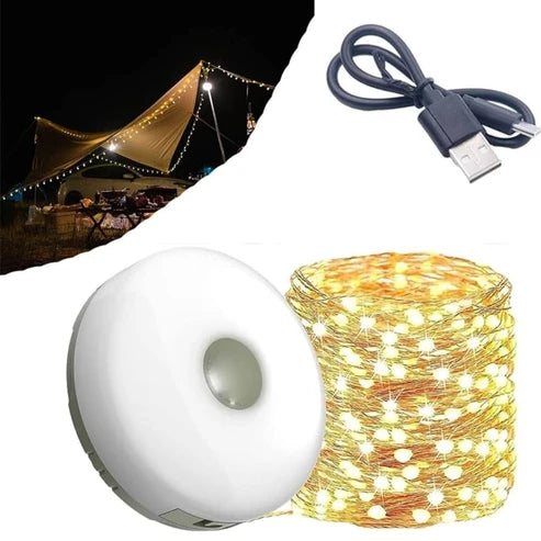 Tira de luz cálida 8mts