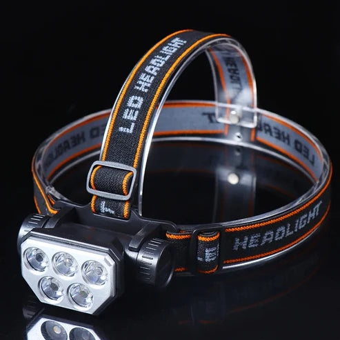 Minero 5 luces usb recargable