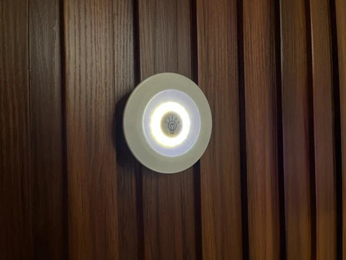 Luz con control a pila x3
