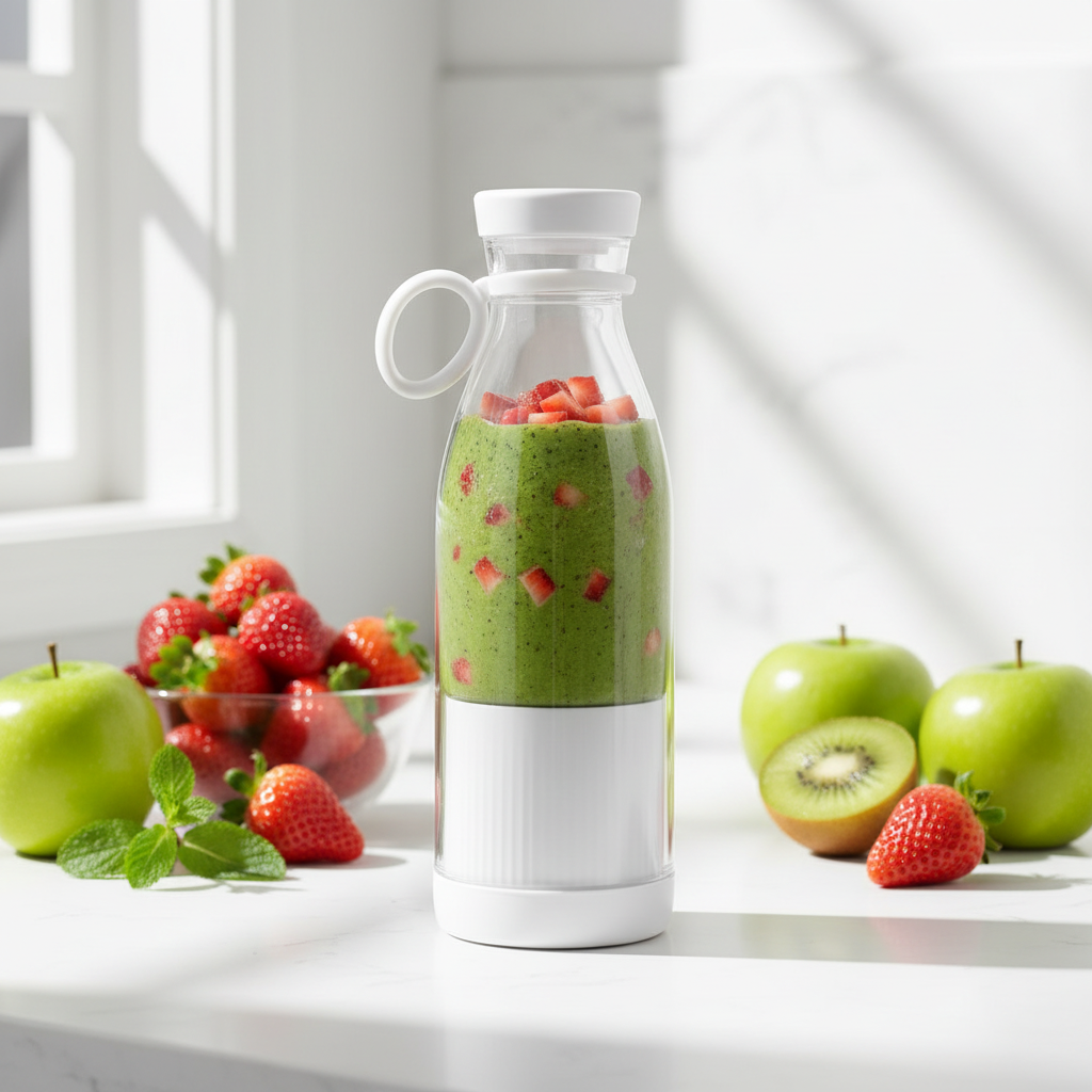 Botella licuadora recargable - lifestyle