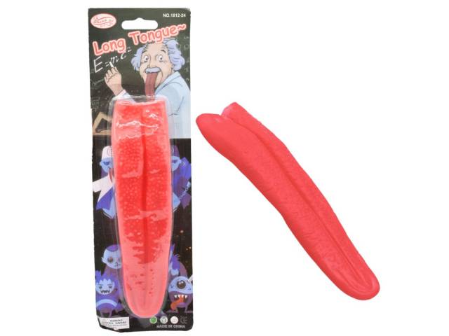 Lengua de goma para Halloween 19 cm
