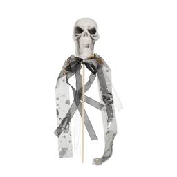 Bastón calavera para Halloween 40 cm