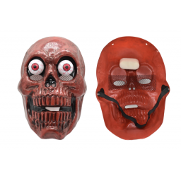 Máscara de zombi con ojos saltones para Halloween