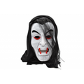 Máscara de vampiro con velo y pelo para Halloween