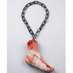 Adorno de Halloween con cadena.