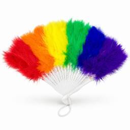 Abanico de plumas