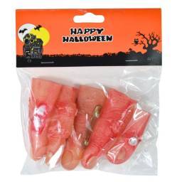 Dedos lastimados para Halloween 5 piezas