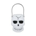 Balde calavera para dulces de Halloween 17 cm