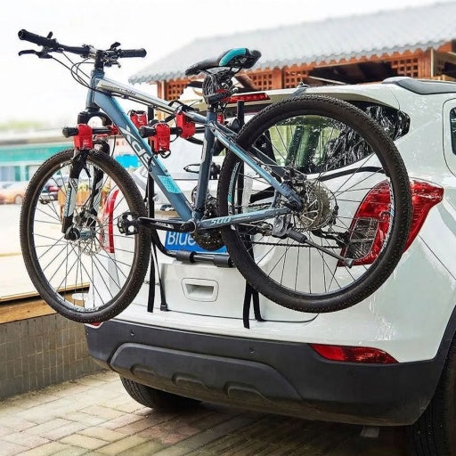 Portabicicletas regulable para auto, hasta 3 bicicletas y 40 kg